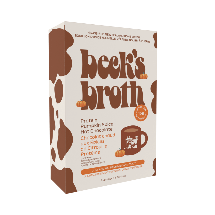 Beck's Broth Protein Pumpkin Spice Hot Chocolate,  5x37 g