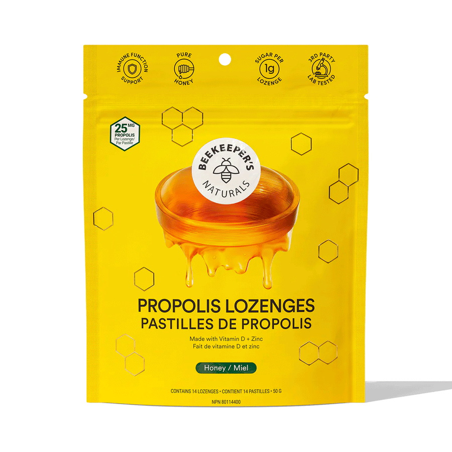 Beekeeper's Naturals Honey Propolis Lozenges, 50g