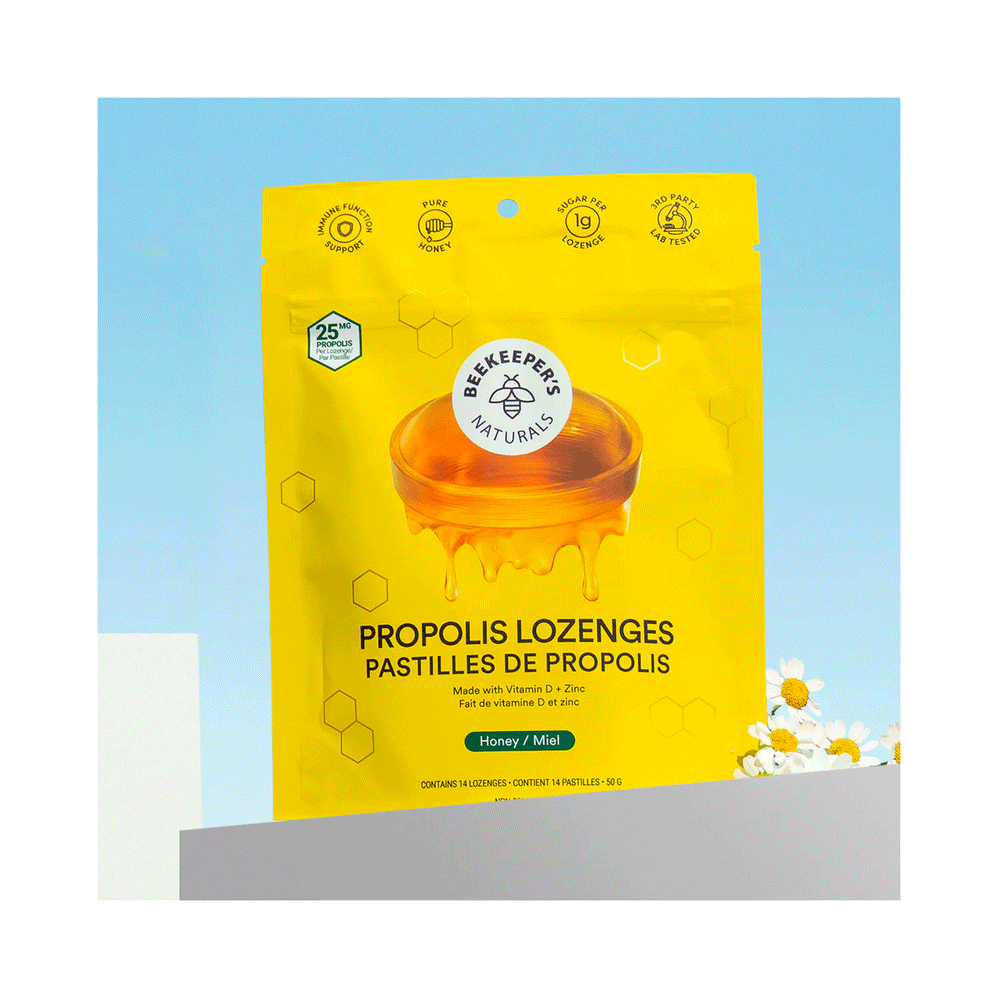 Beekeeper's Naturals Honey Propolis Lozenges, 50g