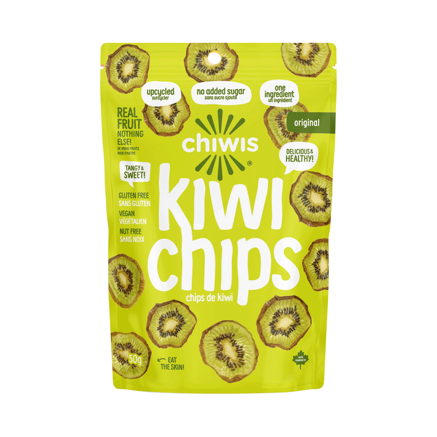 Chiwis Original Kiwi Chips - Superfruit Snack, 50g