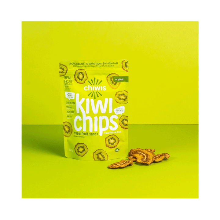 Chiwis Original Kiwi Chips - Superfruit Snack, 50g