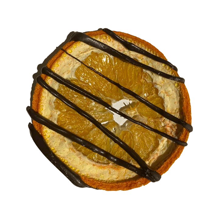 Chiwis Dark Chocolate Drizzled Orange Chips, 60g