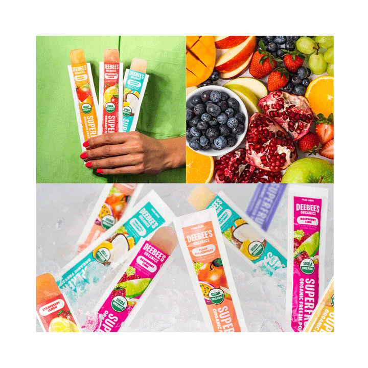 Deebee's Classic Superfruit Freezie Pops, 10x40ml