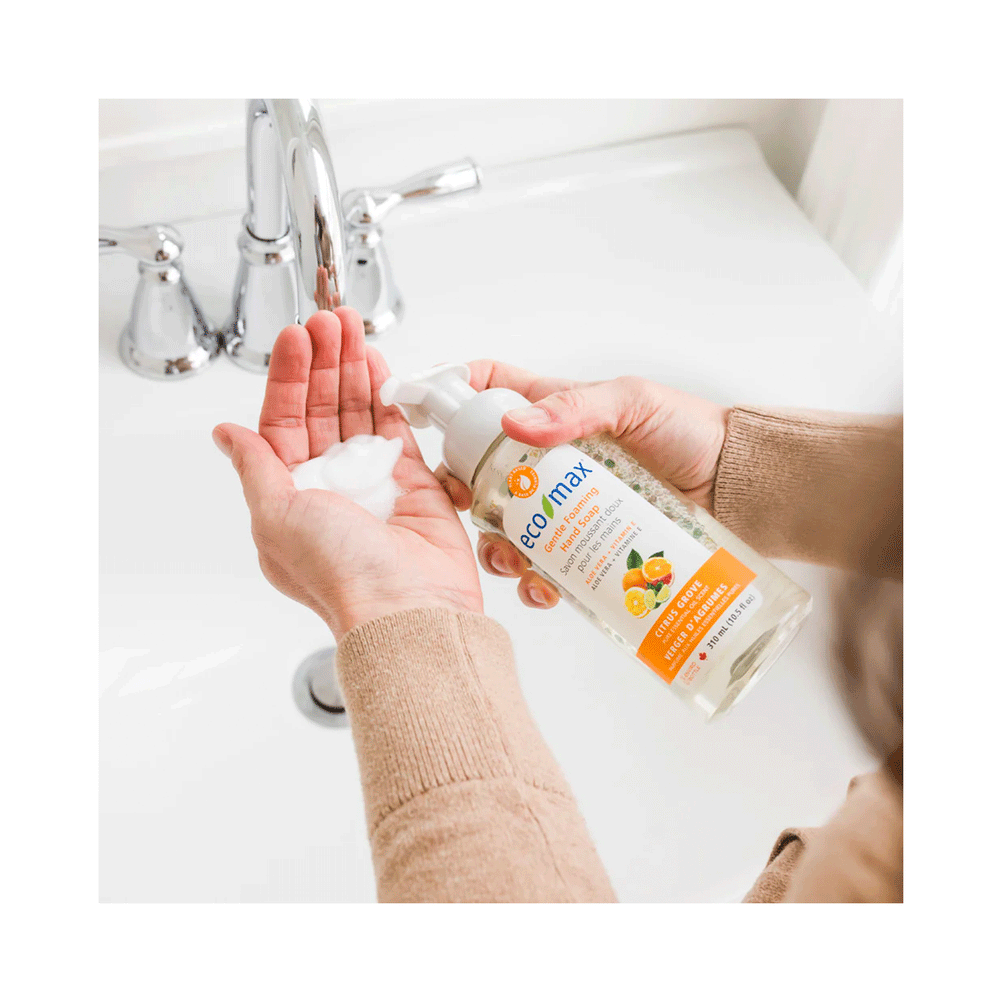 Eco-Max Hypoallergenic Gentle Foaming Hand Soap - Citrus, 310ml
