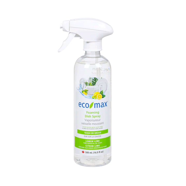 Eco-Max Lemon Lime Foaming Dish Soap (Spray), 500ml
