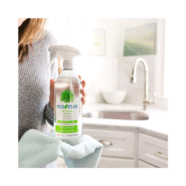 Eco-Max Natural Lemongrass All Purpose Cleaner, 800ml