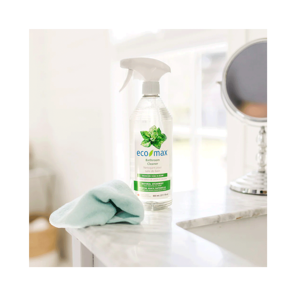 Eco-Max Natural Spearmint Bathroom Cleaner, 800ml