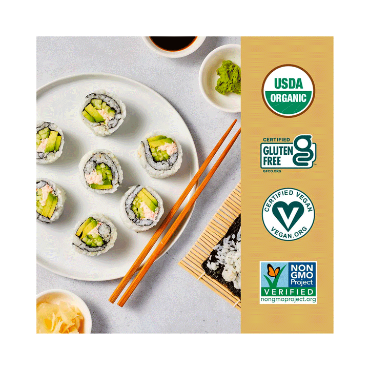 GimMe Organic Sushi Nori Sheets, 23g