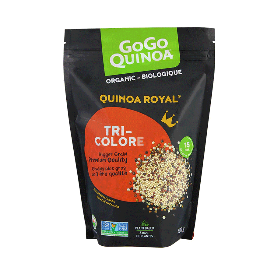 GoGo Quinoa Organic Royal Tri-Colour Quinoa, 500g