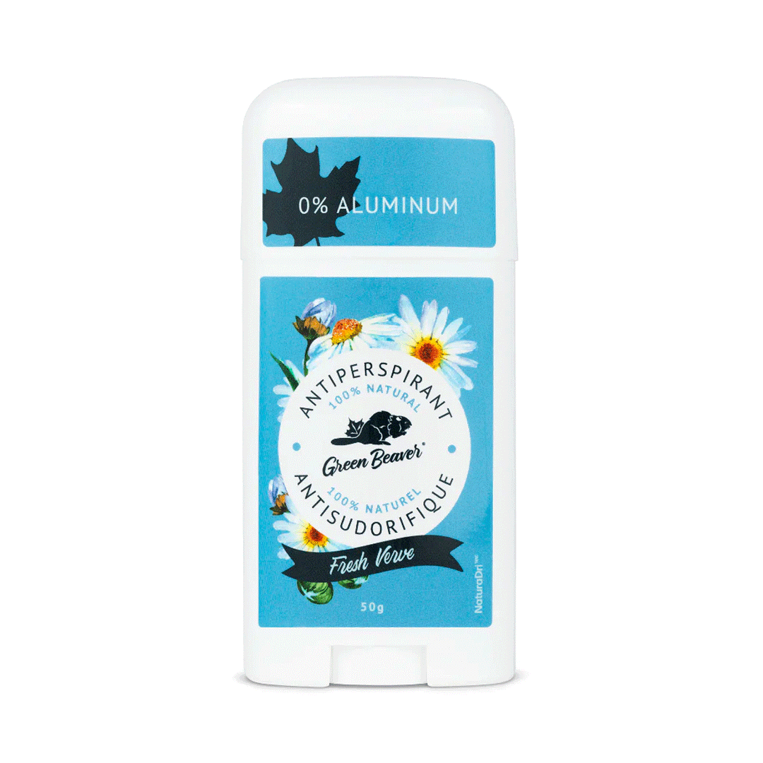 Green Beaver Natural Aluminum-Free Antiperspirant - Fresh Verve, 50g