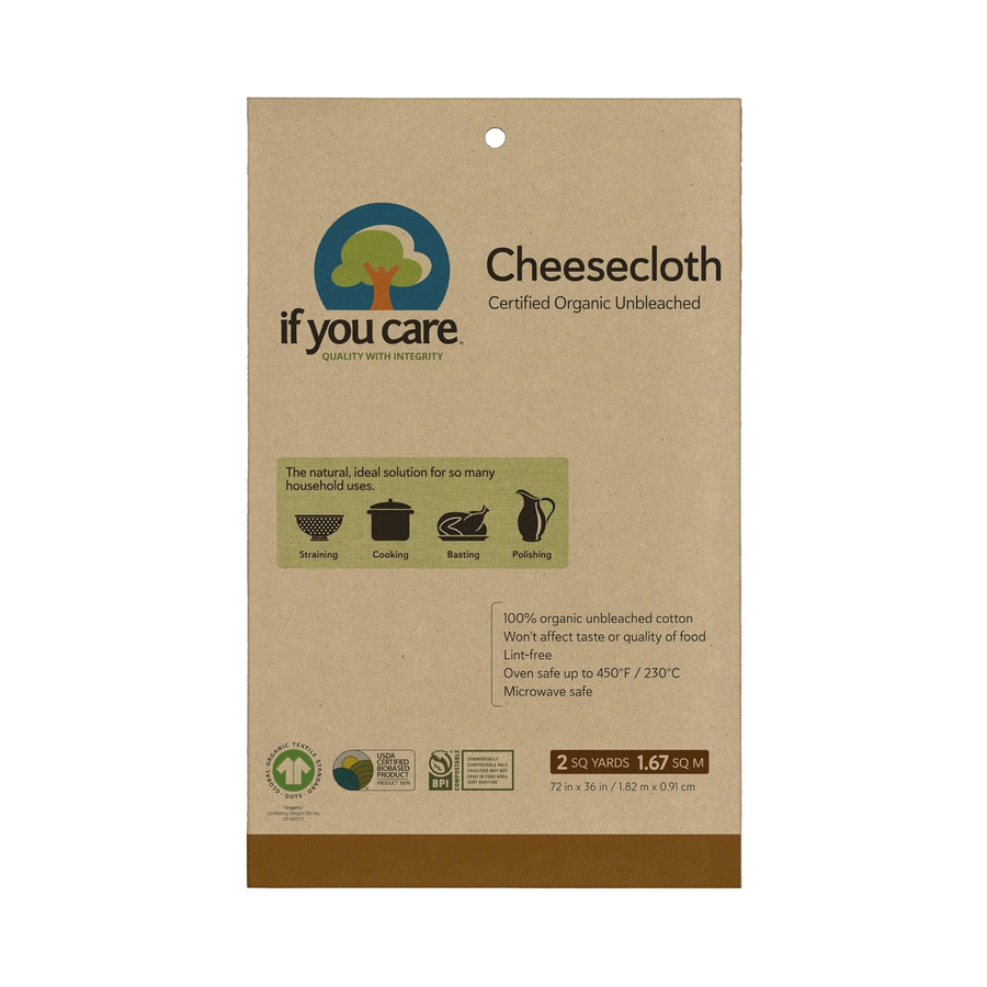 If You Care Unbleached Cheese Cloth, 2 Yards
