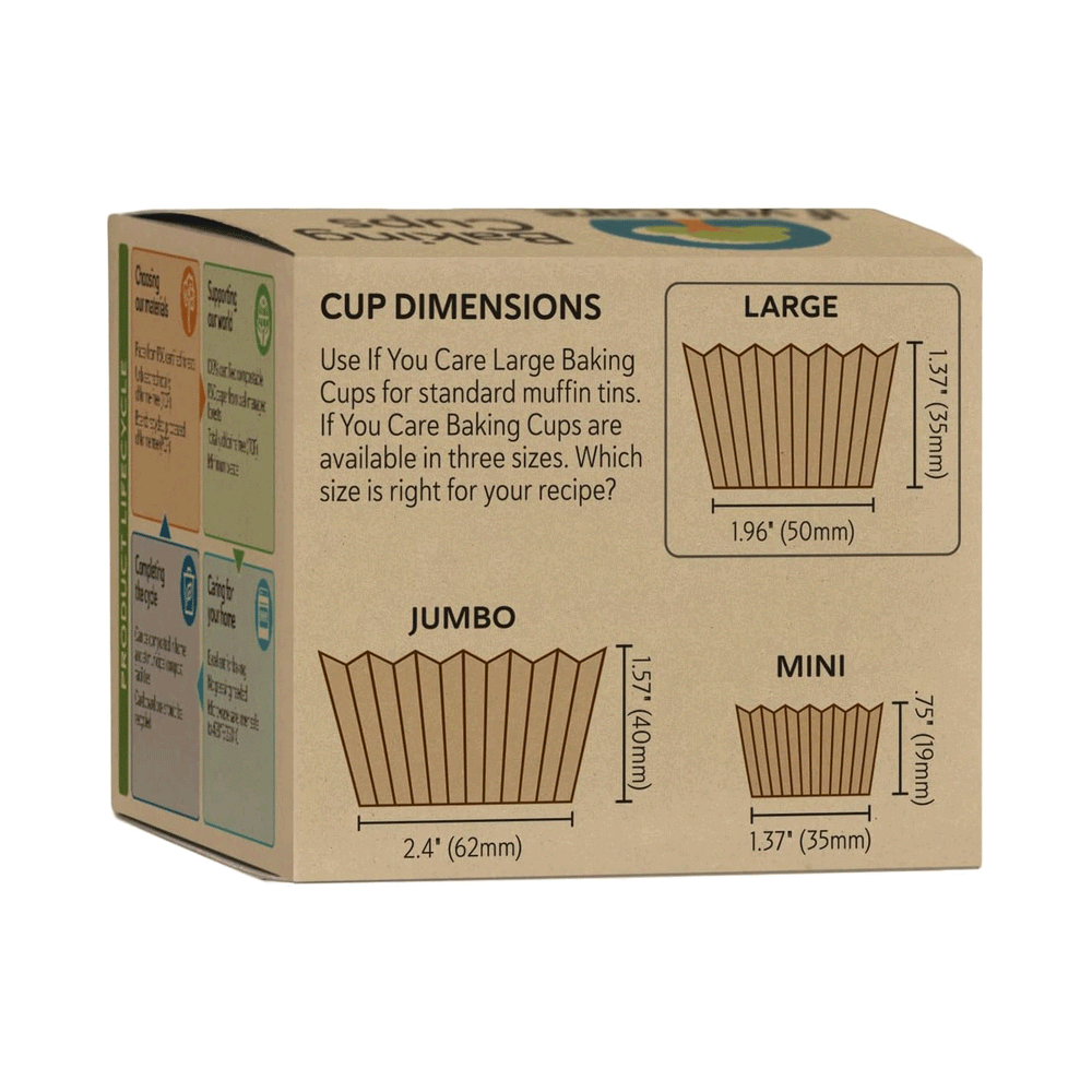 If You Care Unbleached Large Baking Cups, 60 Cups