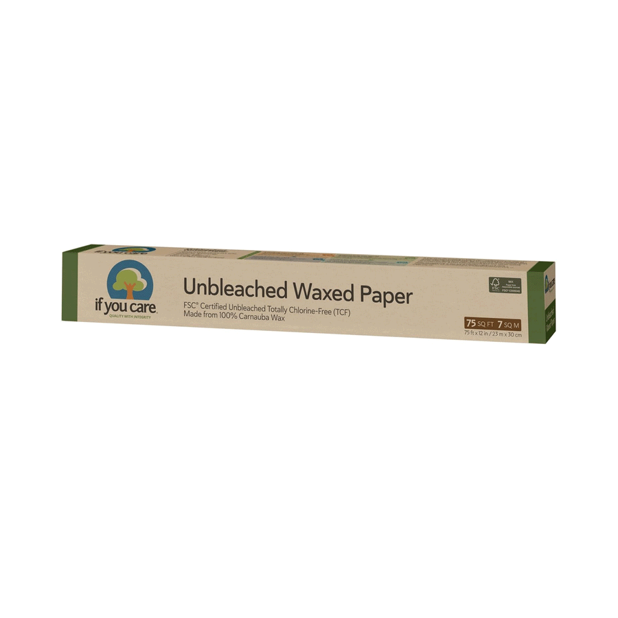 If You Care FSC Certified Unbleached Waxed Paper 100% Soybean, 75 sq ft