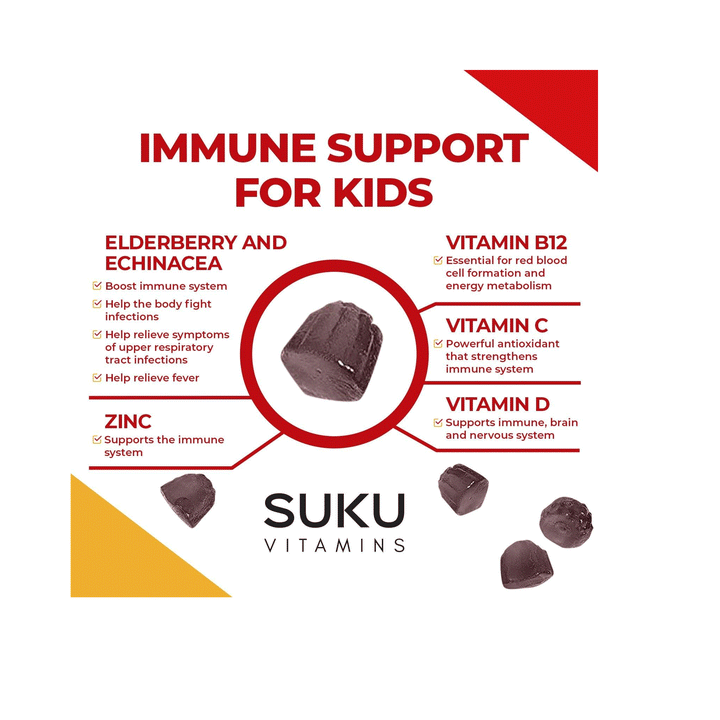 Suku Vitamins - Kids Super Immunity, 60 Gummies