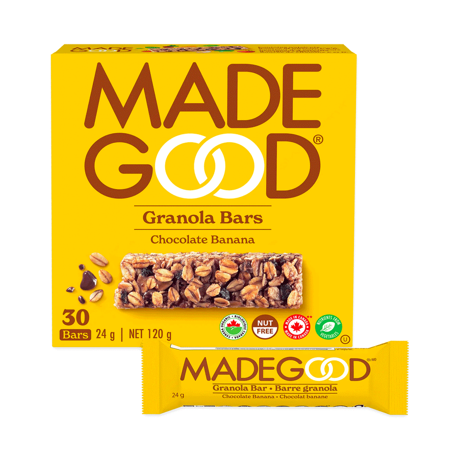 Made Good Organic Chocolate Banana Granola Bars, 5x24g