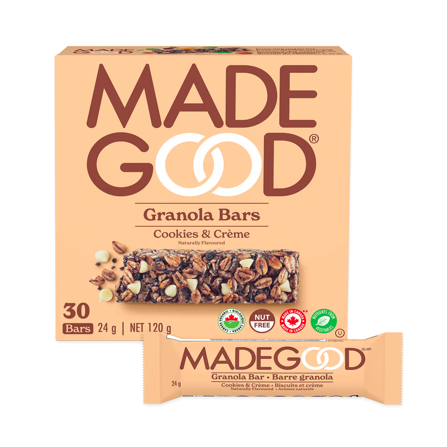 Made Good Organic Cookies & Crème Granola Bars, 5x24g