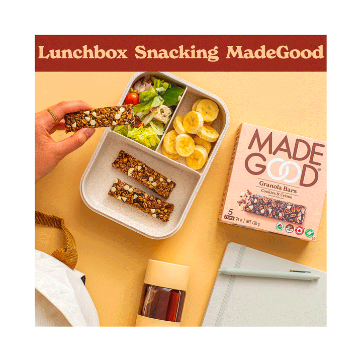 Made Good Organic Cookies & Crème Granola Bars, 5x24g