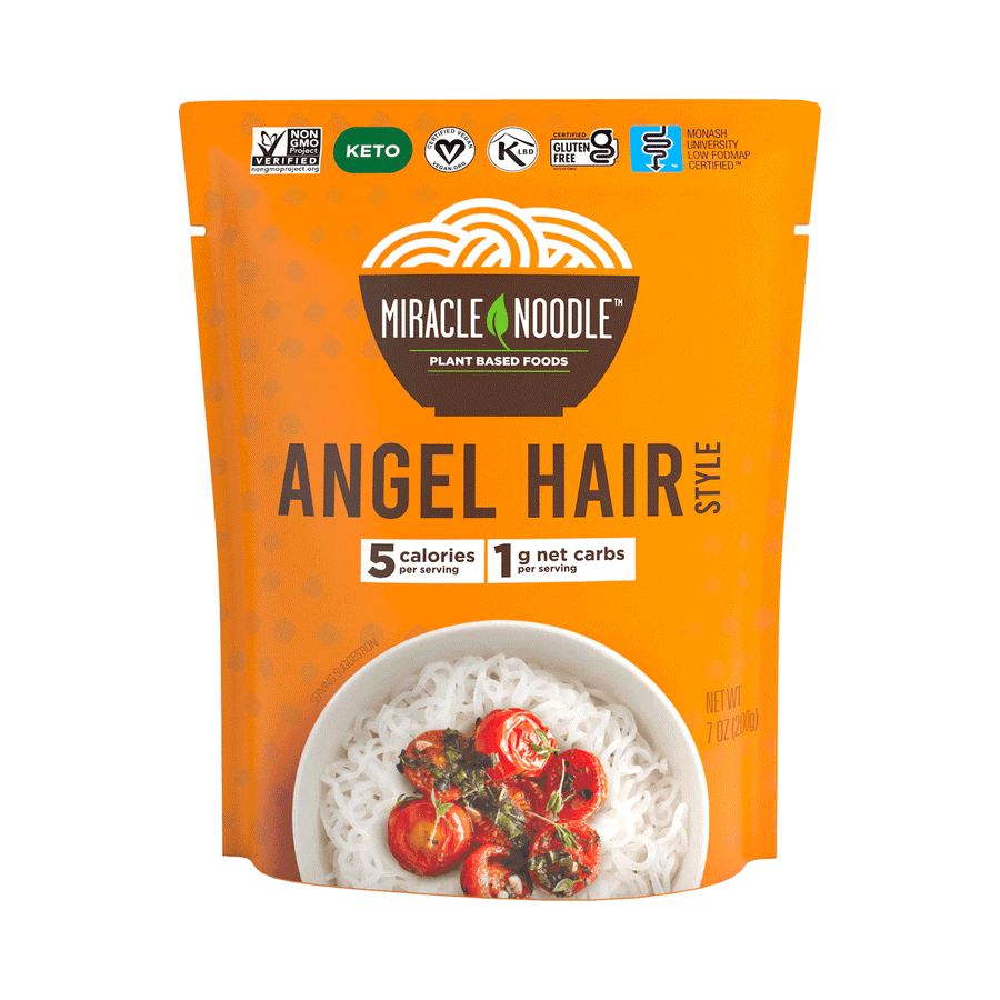 Miracle Noodle Ready To Eat Angel Hair Style Noodles, 200g