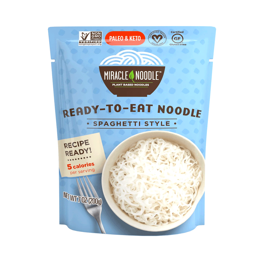 Miracle Noodle Ready To Eat Spaghetti Style Noodles, 200g
