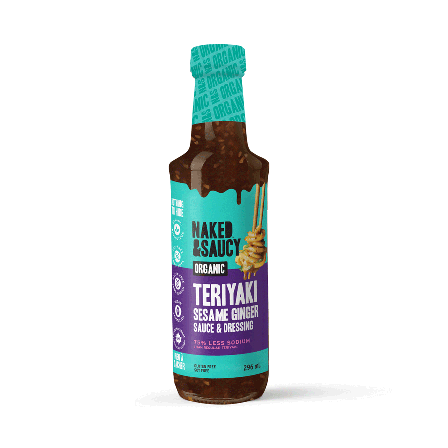 Naked Natural Foods Organic Teriyaki Sauce - Sesame Ginger, 296ml