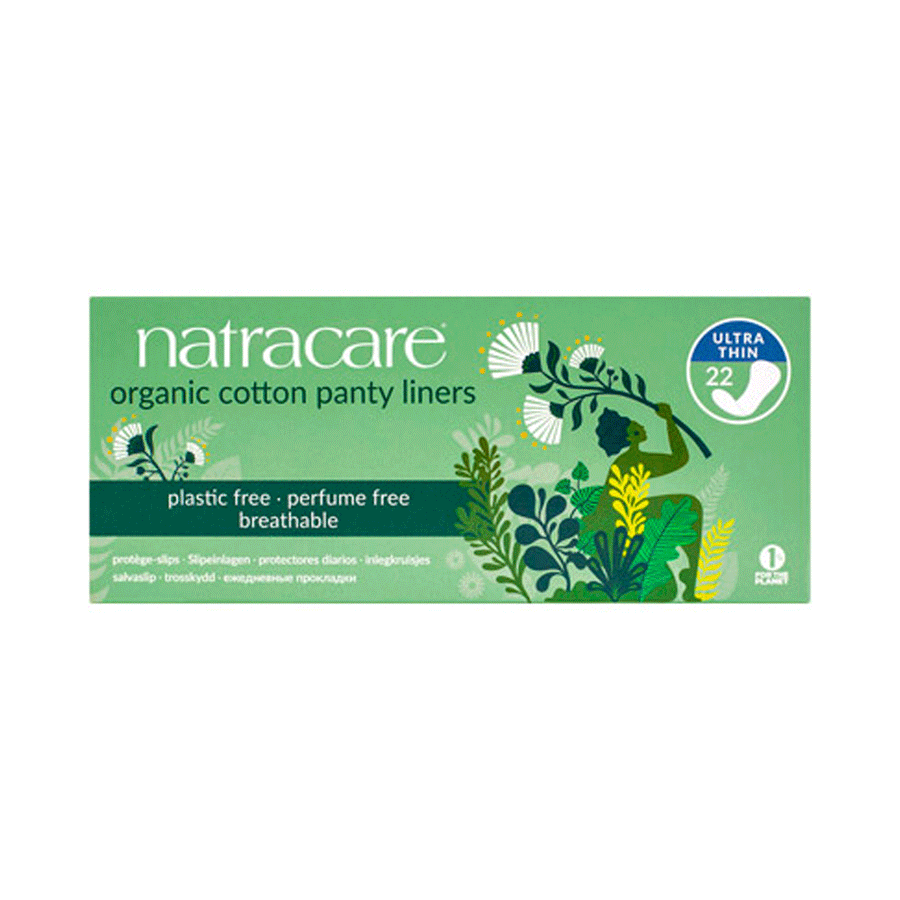 Natracare Ultra Thin Panty Liners, 22ct