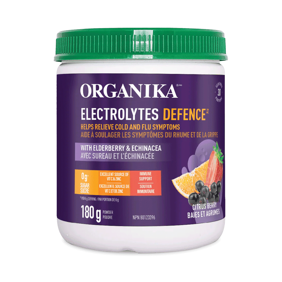 Organika Electrolytes Defence with Elderberry & Echinacea, 180g