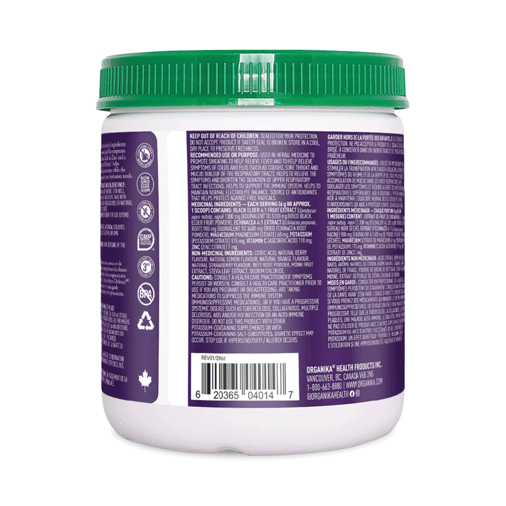 Organika Electrolytes Defence with Elderberry & Echinacea, 180g