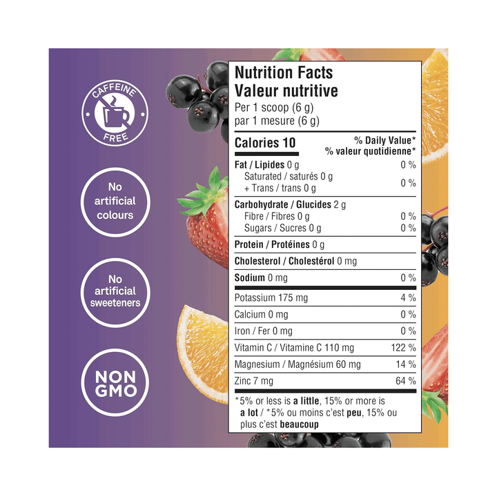 Organika Electrolytes Defence with Elderberry & Echinacea, 180g