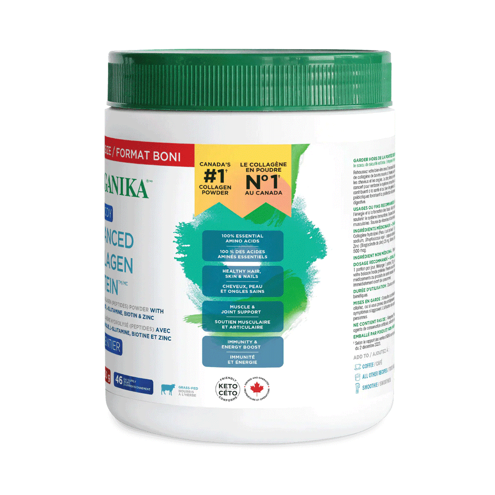 Organika Full Body Enhanced Collagen Protein, 600g