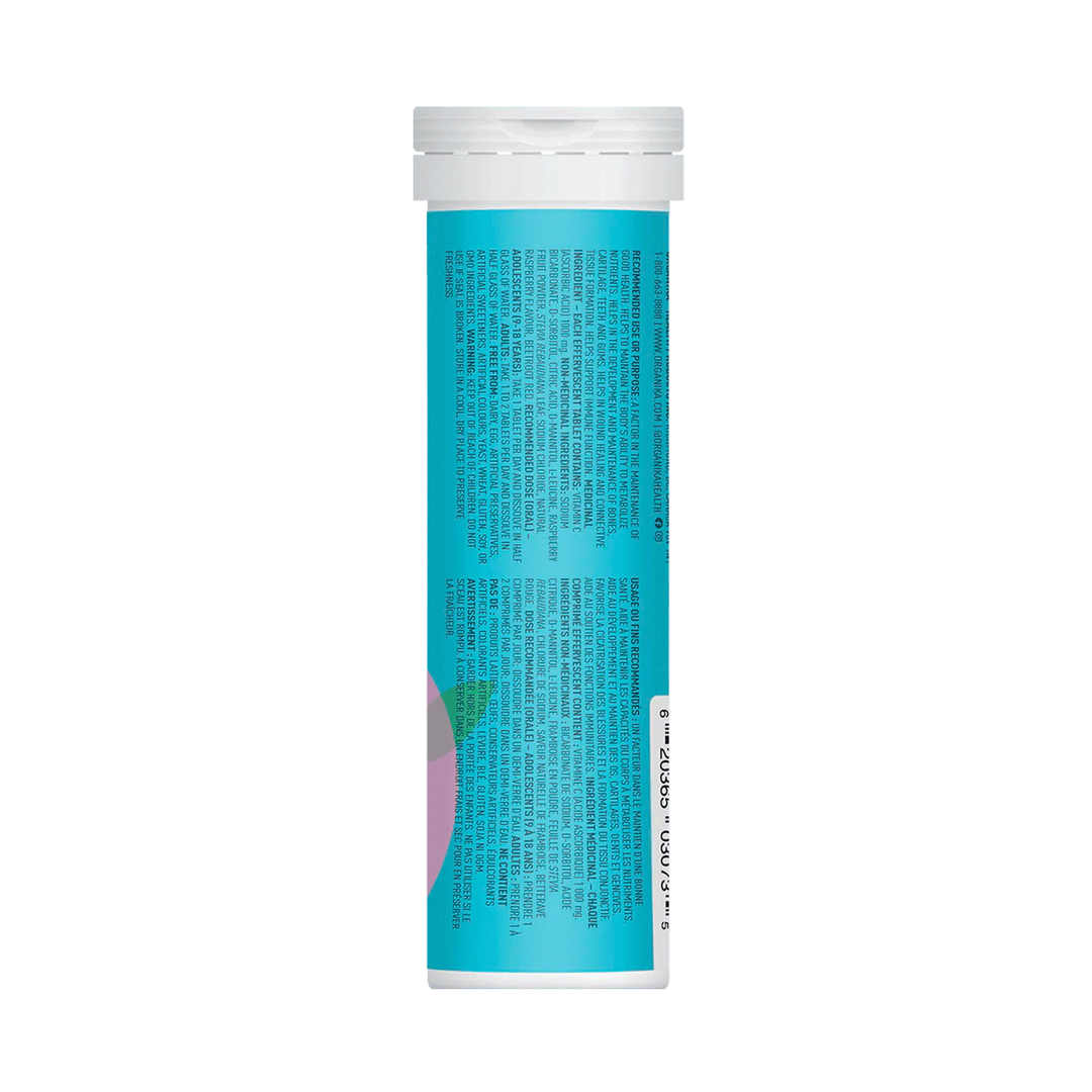 Organika Instant C  Effervescent - Raspberry