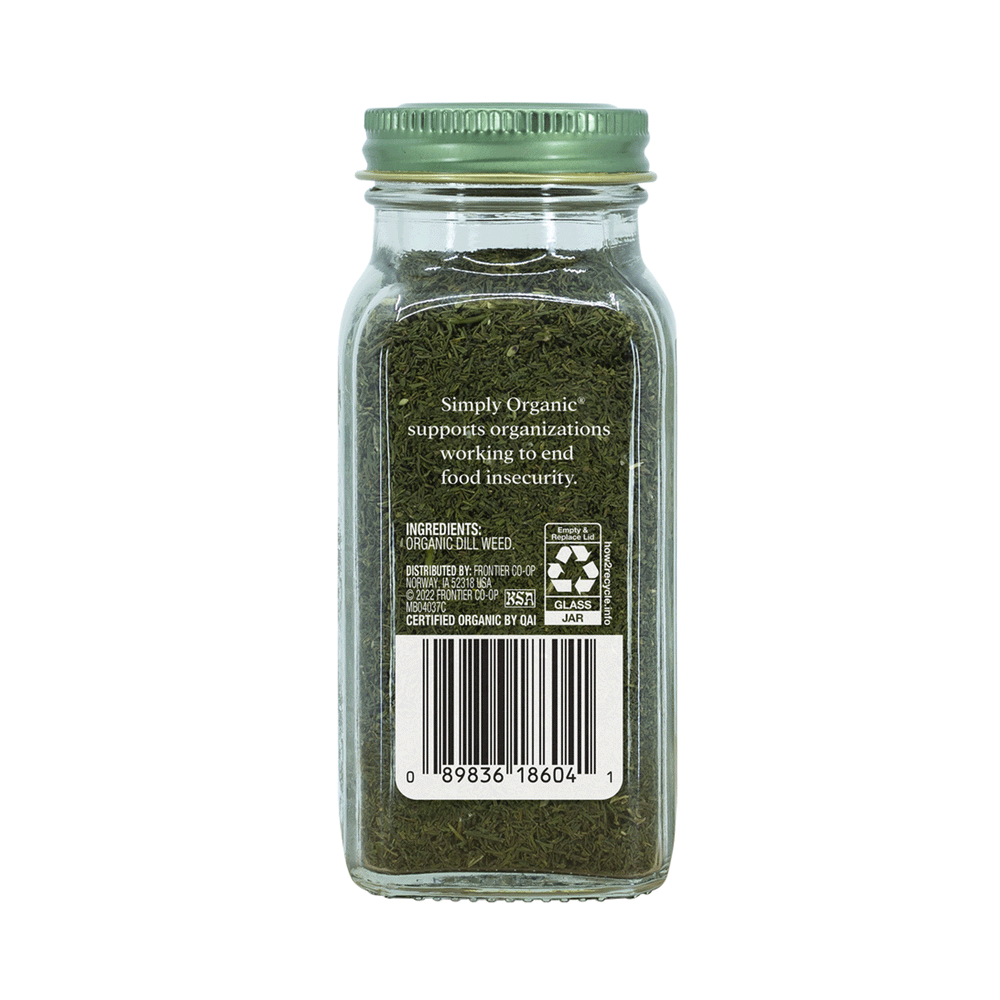 Simply Organic Dill Weed, 23g