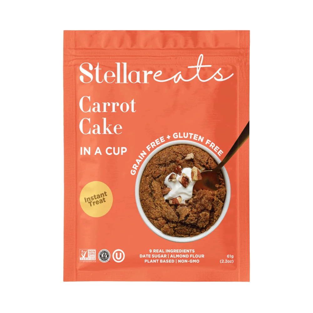 Stellar Eats Instant Treat: Carrot Cake In A Cup, 8 Pack
