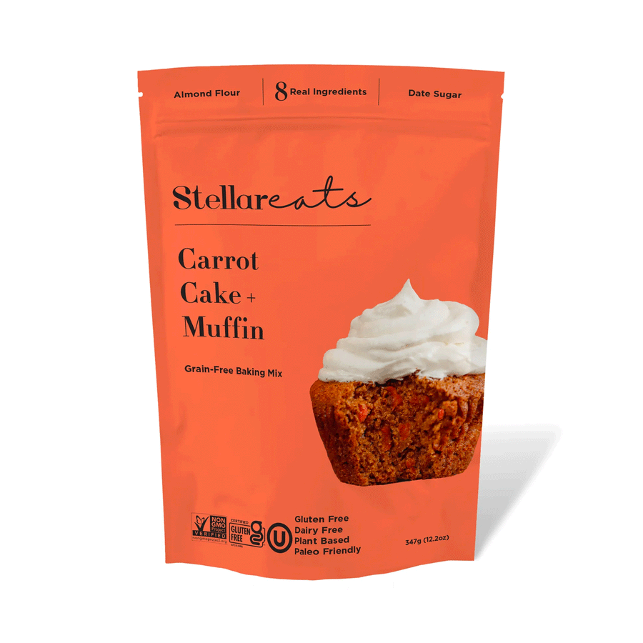 Stellar Eats Grain-Free Carrot Cake + Muffin Mix, 347g