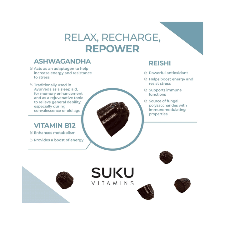 Suku Vitamins - Ashwachill, 60 Gummies
