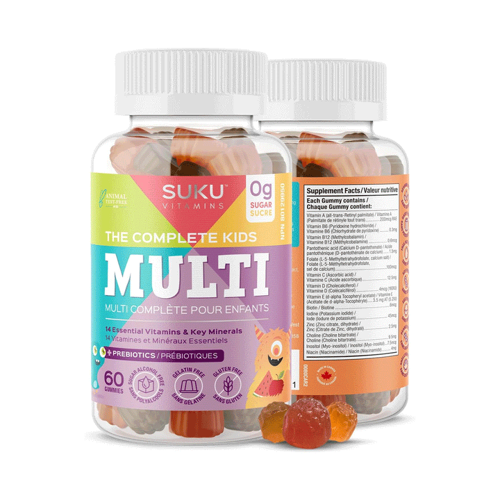 Suku Vitamins - The Complete Kids Multi, 60 Gummies
