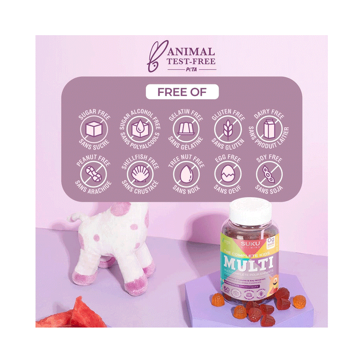 Suku Vitamins - The Complete Kids Multi, 60 Gummies