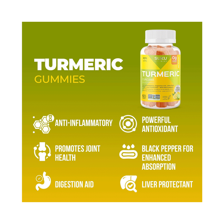 Suku Vitamins - Turmeric, 60 Gummies