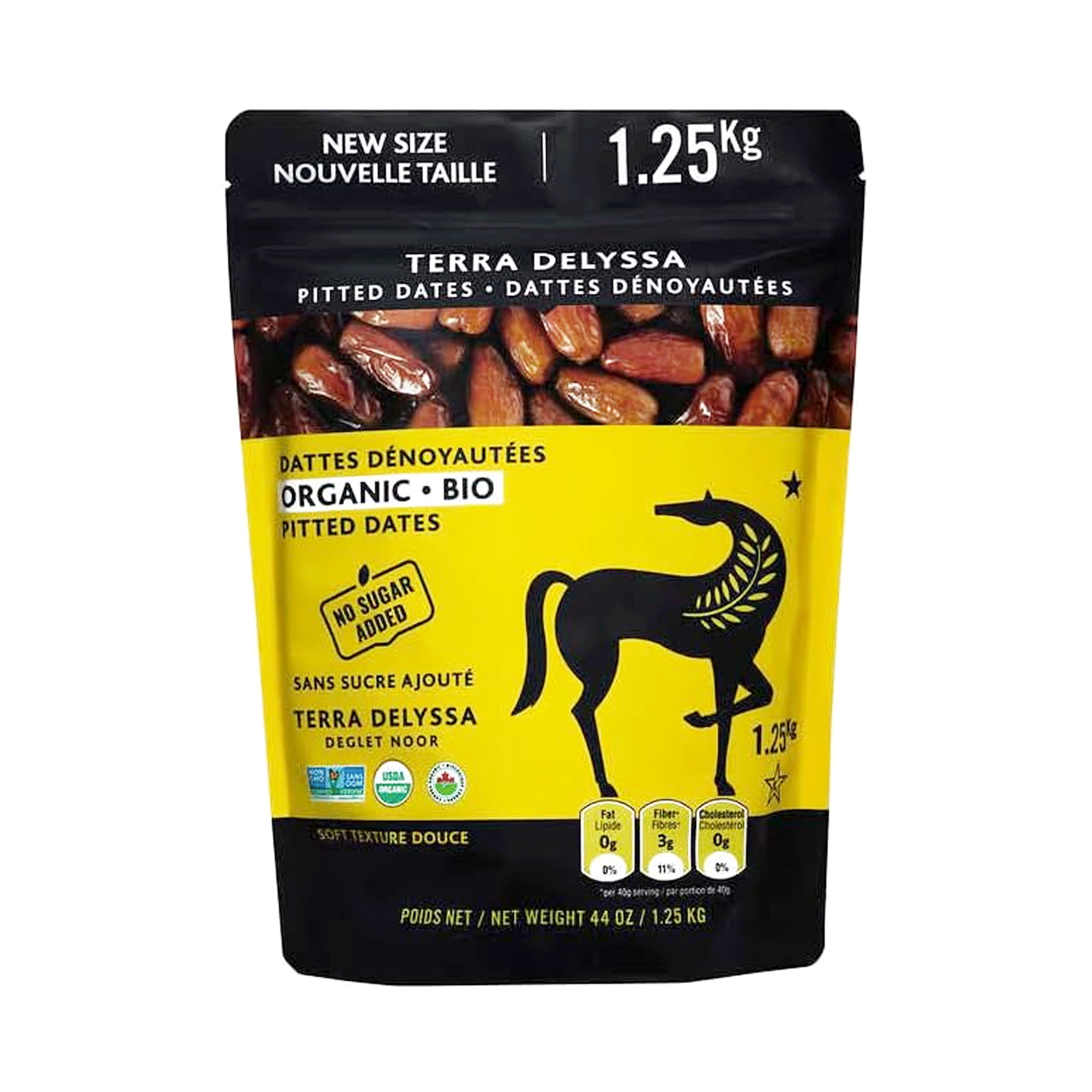 Terra Delyssa Organic Pitted Dates, 1.25kg – Rise Market