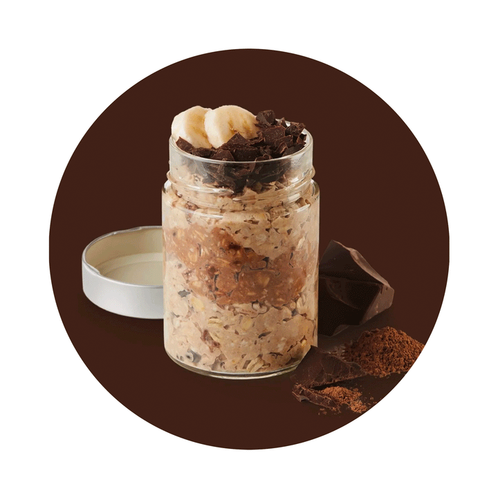 Yumi Organic Overnight Oats - Dark Chocolate, 5x50g
