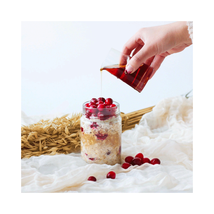Yumi Organic Overnight Oats - Maple Cranberry, 5x50g