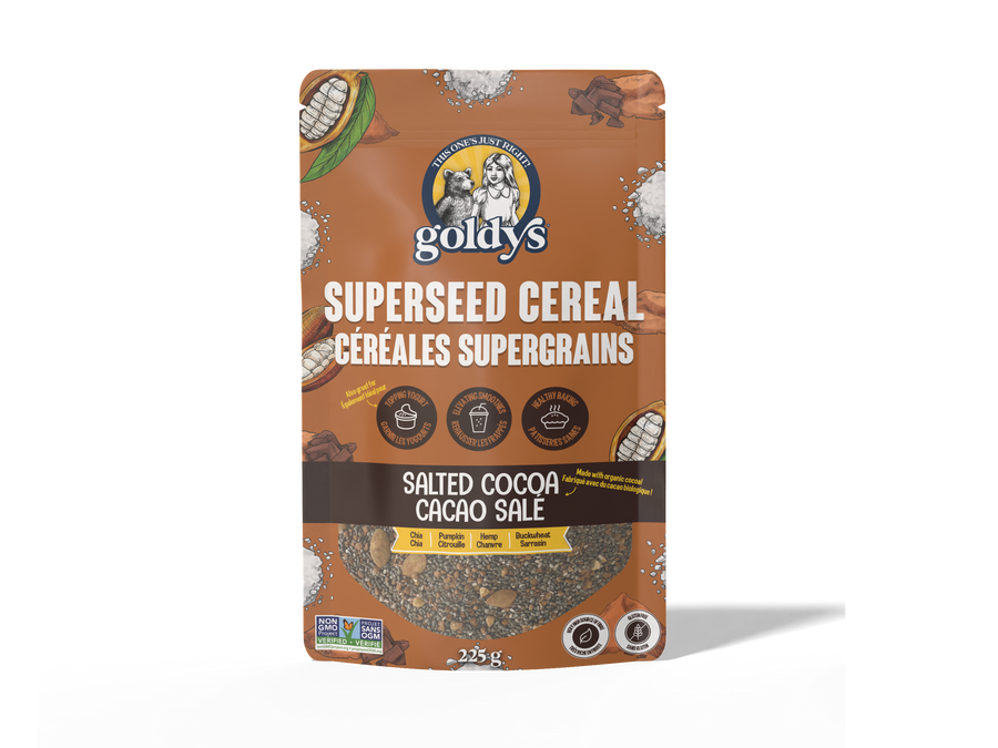 Goldy's Superseed Cereal Salted Cocoa, 225g