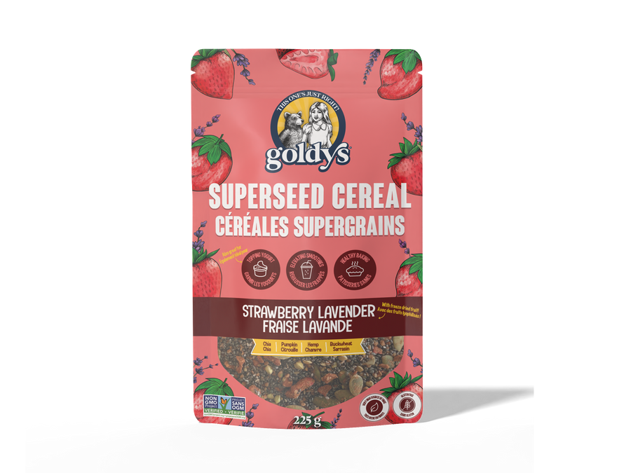Goldy's Superseed Cereal Strawberry Lavender, 225g