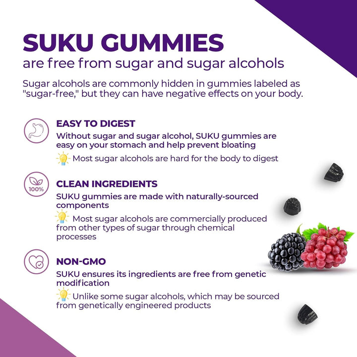 Suku Vitamins - Mega Magnesium, 60 Gummies
