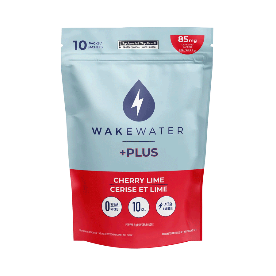 WakeWater +Plus Cherry Lime, 10ct