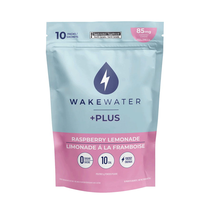 WakeWater +Plus Raspberry Lemonade, 10ct