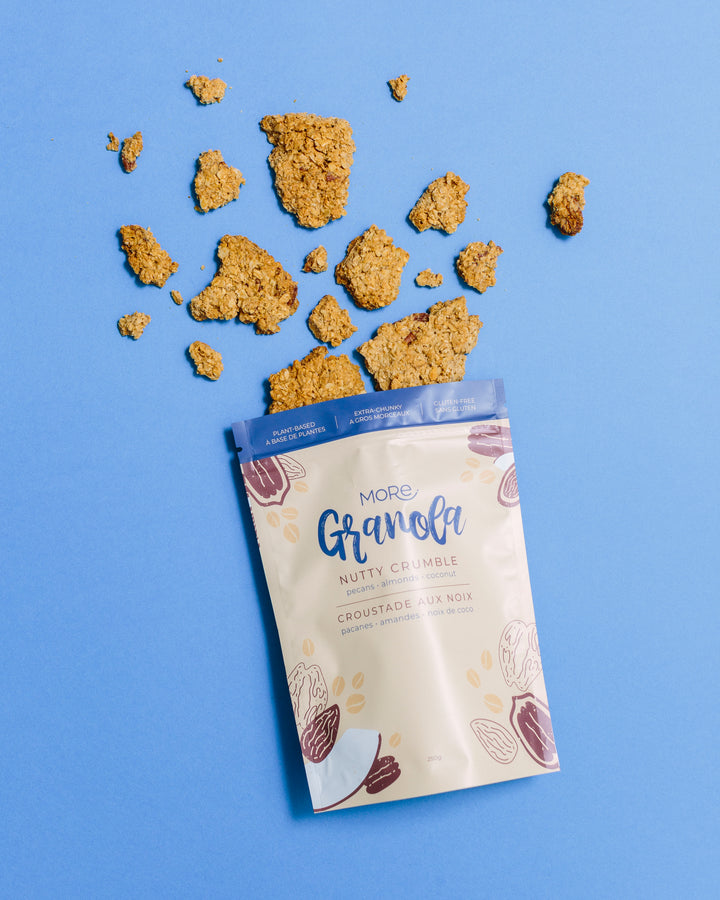 More Granola Nutty Crumble Snackable Granola Chunks, 250g