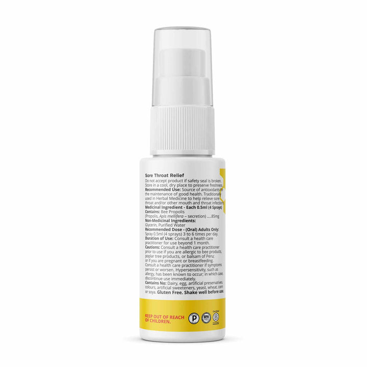 Beekeeper's Naturals Propolis Throat Relief Spray, 30ml