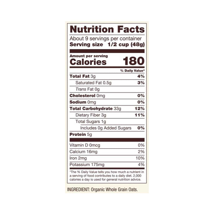 Bob's Red Mill Organic Regular Rolled Oats, 907g