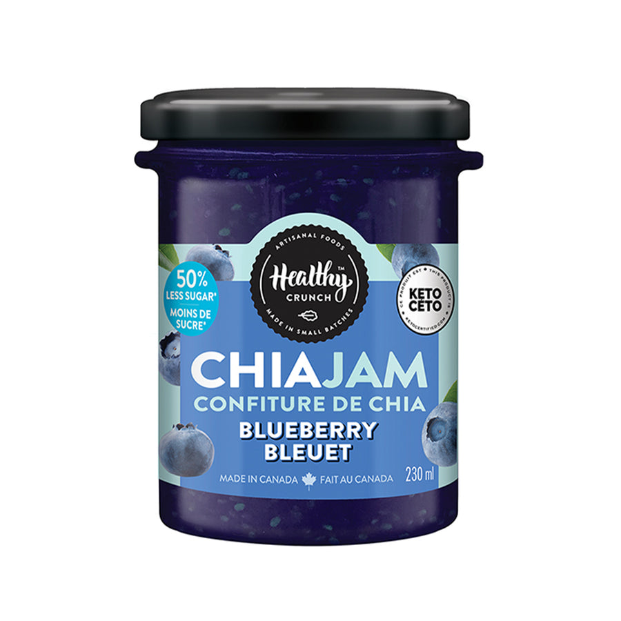 Healthy Crunch Keto Blueberry Chia Jam, 230g