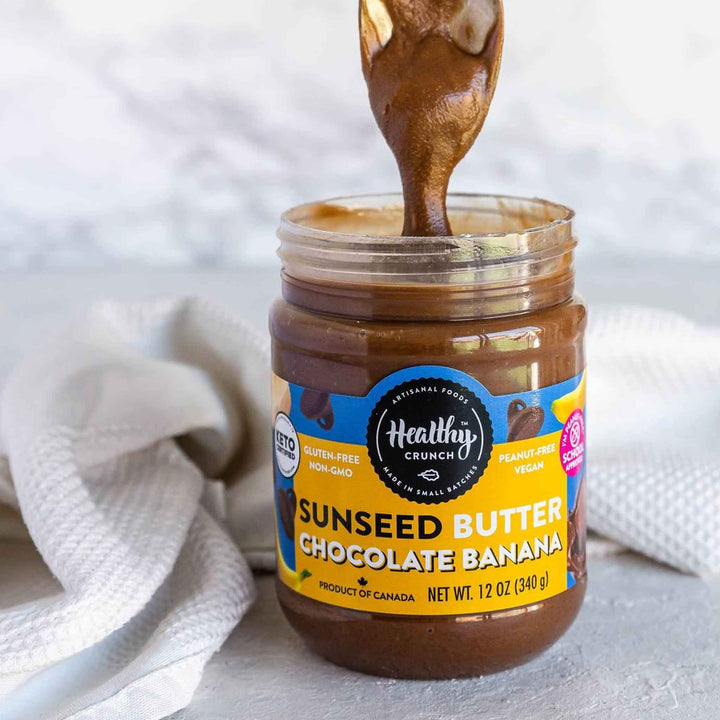 Healthy Crunch Keto Chocolate Banana Seed Butter, 340g